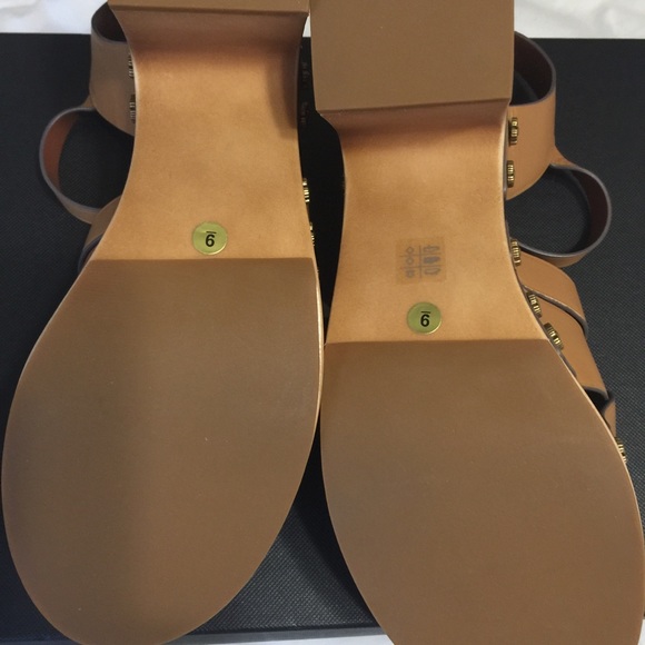 Coach Platform Leather Sandals - Picture 6 of 8